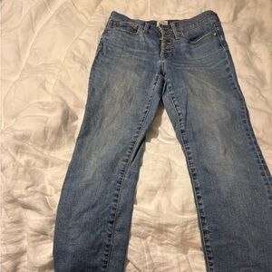 J. Crew Women's Toothpick 9” mid rise Skinny Jeans